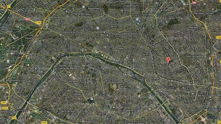 Situ&eacute; dans le 11e arrondissement de Paris, le studio &eacute;tait lou&eacute; 430 euros par mois pour une surface de&nbsp;5,78 m&sup2;. (GOOGLE MAPS / FRANCETV INFO)