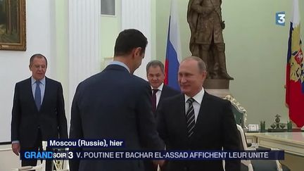 Poutine/al-assad à Moscou