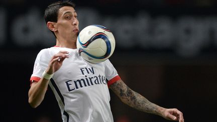 Le Parisien Angel Di Maria, le 30 octobre 2015 &agrave; Rennes (Ille-et-Villaine). (JEAN-SEBASTIEN EVRARD / AFP)