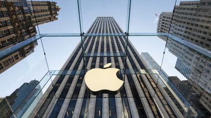 Un Apple Store à New York, en septembre 2019 (illustration). (JOHANNES EISELE / AFP)