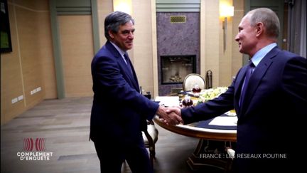 Réseaux Poutine : "Complément d'enquête" révèle les travaux d'approche de François Fillon en direction de la Russie, après sa défaite à la présidentielle de 2017 (COMPLÉMENT D'ENQUÊTE/FRANCE 2)