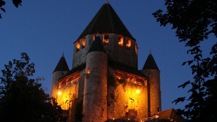 La Tour César lors des "Lueurs du Temps", à Provins.&nbsp; (PROVINS)