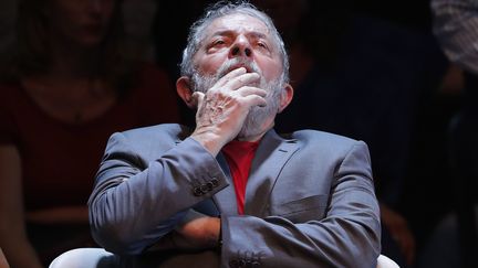 L'ancien président brésilien Lula, le 2 avril 2018 à Rio de Janeiro. (MAXPPP)