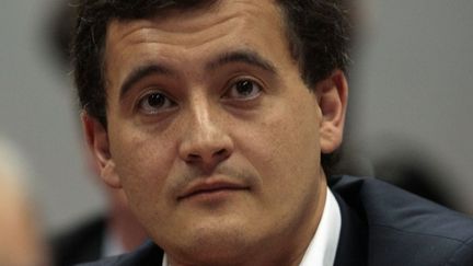 G&eacute;rald Darmanin, d&eacute;put&eacute; UMP du Nord et porte-parole de Nicolas Sarkozy, le 18 avril 2014 &agrave; Lille (Nord). (BAZIZ CHIBANE / SIPA)