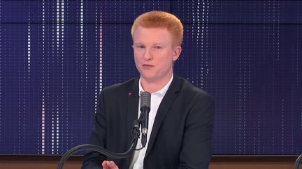 Adrien Quatennens,&nbsp;député du Nord et coordinateur de La France insoumise était l'invité du "8h30&nbsp;franceinfo", lundi 9&nbsp;novembre 2020. (FRANCEINFO / RADIOFRANCE)