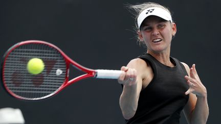 La joueuse française Fiona Ferro, le 22 janvier 2020 à Melbourne en Australie.&nbsp; (ROMAN PILIPEY / EPA)