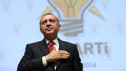 Recep Tayyip Erdogan a été désigné le 1er juillet 2014 candidat de l'AKP à l'élection présidentielle en Turquie.  ((Kayhan Ozer - Anadolu Agency))