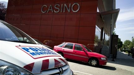 Façade du casino d'Uriage-les-Bains le 16/07/10 (AFP Jean-Philippe Ksiazek)