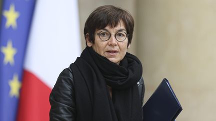 La ministre de la Mer, Annick Girardin, le 15 décembre 2021.&nbsp; (SEBASTIEN MUYLAERT / MAXPPP)