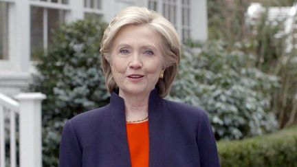 Capture d'écran réalisée le 13 avril de la vidéo de l'annonce de la candidature d'Hillary Clinton. (AFP/HILLARY FOR AMERICA)