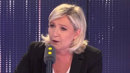 Marine Le Pen, sur franceinfo lundi 20 mai 2019. (FRANCEINFO)