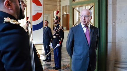 Le président du Conseil constitutionnel, Laurent Fabius, le 21 juillet 2020 à Paris. (LUDOVIC MARIN / AFP)