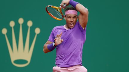 L'Espagnol Rafael Nadal, à Monte Carlo, le 16 avril 2021. (JEAN-FRANCOIS BADIAS / AP)