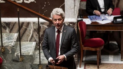 Le député des Hauts-de-Seine Emmanuel Pellerin (Renaissance), à l'Assemblée nationale, le 14 novembre 2022. (ARTHUR NICHOLAS ORCHARD / HANS LUCAS / AFP)