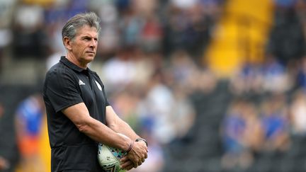 Claude Puel, le 21 juillet 2018, lors d'une rencontre&nbsp;amicale à Nottingham. (NICK POTTS / MAXPPP)