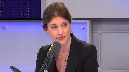 Juliette Méadel, invitée de franceinfo, le 10 avril 2018. (RADIO FRANCE / FRANCE INFO)