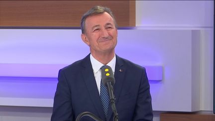 Bernard Charlès, directeur général de Dassault Systèmes, invité éco de franceinfo le 6 février 2020. (FRANCEINFO / RADIOFRANCE)