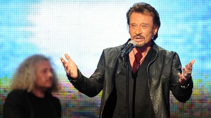 Johnny Hallyday lors du dernier Téléthon
 (DURAND FLORENCE/SIPA)