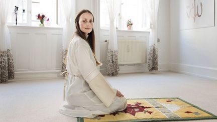 Sherin Khankan, 42 ans, est à la tête de la mosquée Mariam de Copenhague, la toute première à être dirigée par des femmes. (Linda Kastrup / Scanpix Denmark / AFP)