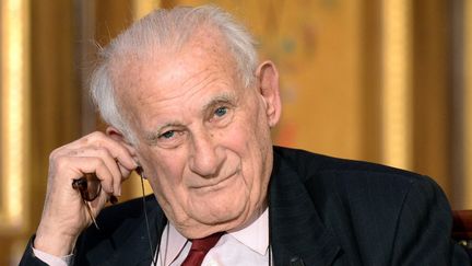 L'historien français Jean-Jacques Becker assistant à une commémoration de la Première Guerre mondiale à l'hôtel Beauharnais, résidence de l'ambassadeur d'Allemagne à Paris, le 25 avril 2014. (PIERRE ANDRIEU / AFP)