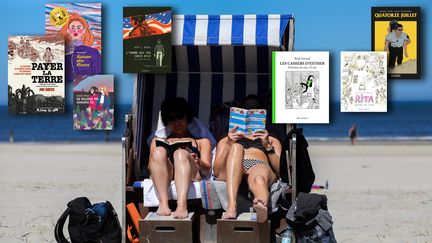 Femmes lisant à la plage, mer du Nord, Allemagne (PICTURE ALLIANCE / GETTY IMAGES)