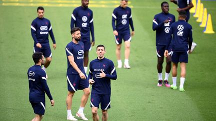 Les Bleus à l'entraînement au&nbsp;stade de France, le 7 juin 2021 (FRANCK FIFE / AFP)