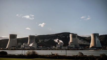 La centrale nucléaire de&nbsp;Cruas-Meysse en Ardèche, en 2019. (JEFF PACHOUD / AFP)