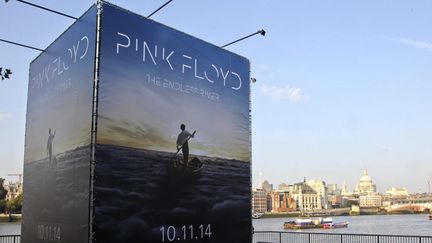 Affiche présentant le dernier disque de Pink Floyd, "The Endless river".
 (PHOTOSHOT/MAXPPP)