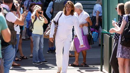 Le premier faire-part de grossesse avait été annoncé par Amélie Mauresmo elle-même sur Twitter le 9 avril dernier. (BPI/REX Shutterstock/SIPA)