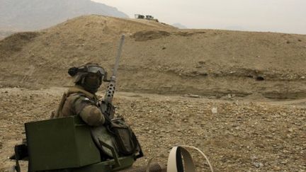 Armée française dans vallée de Tagab (province afghane de Kapisa), le 22 février. (AFP /Aymeric Vincenot)