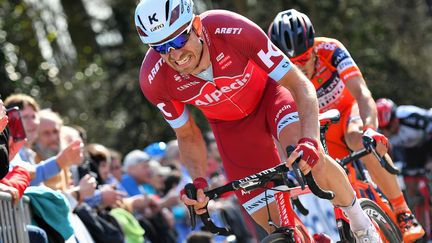 Kristoff (Katusha-Alpecin) serre les dents (DAVID STOCKMAN / BELGA MAG)