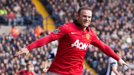 Wayne Rooney, l'attaquant de Manchester United, le 8 mars 2014 contre Birmingham. (SIPANY/SIPA / SIPA USA)