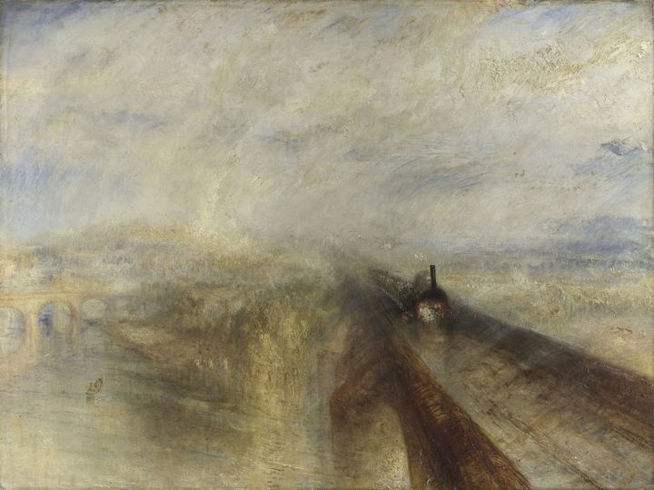 JMW Turner, Rain, Steam and Speed - The Great Western Railway, 1844
 (The National Gallery, London)