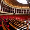 L'hémicycle de l'Assemblée nationale, à Paris, le 8 juillet 2024. (BERTRAND GUAY / AFP)