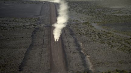 L'Austalien Toby Price (KTM) seul au monde... (FRANCK FIFE / AFP)