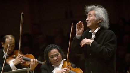 Seiji Ozawa a recommencé à diriger son orchestre
 (DON EMMERT / AFP)