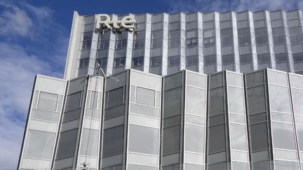 Le siège social&nbsp;de RTE, le 14 septembre 2022 à la Défense, près de Paris. (ERIC BERACASSAT / HANS LUCAS / AFP)