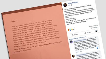 Le maire de&nbsp;Vulaines-sur-Seine a vivement réagi sur Facebook à la lettre adressée à une infirmière de sa commune, l'invitant à quitter la commune le temps de l'épidémie de coronavirus.&nbsp; (PATRICK CHADAILLAT / FACEBOOK)