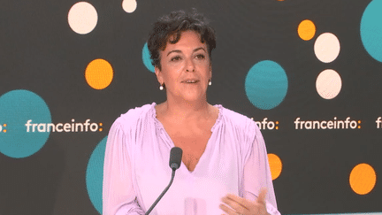 La directrice de l’unité éducation de France Télévisions, Anne Daroux, le 30 octobre 2024 sur franceinfo. (FRANCEINFO / RADIO FRANCE)