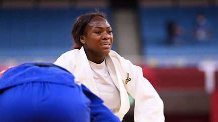 Clarisse Agbégnénou lors des Jeux olympiques de Tokyo, le 31 juillet 2021. (AFP)