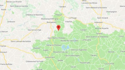 Saint-Pardoux-Morterolles (Creuse). (GOOGLE MAPS)