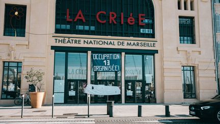 "La Criée", théâtre de Marseille, le 23 mars 2021.&nbsp; (THEO GIACOMETTI / HANS LUCAS)