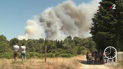 Pyrénées-Orientales : les vacanciers de retour au camping après la maîtrise de l'incendie d'Argelès-sur-Mer