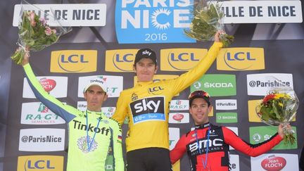 La victoire de Geraint Thomas (Sky) sur Paris-Nice 2016