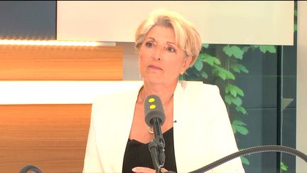 Viviane Chaine-Ribeiro, présidente de la fédération Syntec, sur franceinfo, le 29 août 2017. (FRANCEINFO / RADIOFRANCE)