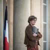 La ministre déléguée aux Professions de santé, Agnès Firmin Le Bodo, à l'Elysée, le 19 avril 2023. (ARTHUR N. ORCHARD / HANS LUCAS / AFP)