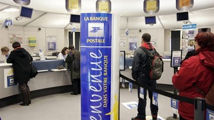 La Banque postale, nouvelle venue dans le paysage bancaire français depuis 2006 (AFP / Bertrand GUAY)