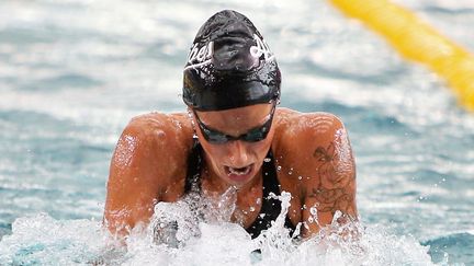 Fantine Lesaffre sur le 200 mètres brasse des championnats de France 2021, à Chartres.&nbsp; (LAURENT LAIRYS / LAURENT LAIRYS)