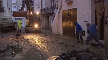 Caputre d'&eacute;cran du reportage de France 2 &agrave; Saint-Pargoire (H&eacute;rault), le 30 septembre 2014. ( FRANCE 2)