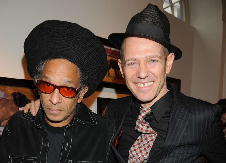 Don Letts et Paul Simonon de Clash en 2008.
 (Richard Young /SIPA)